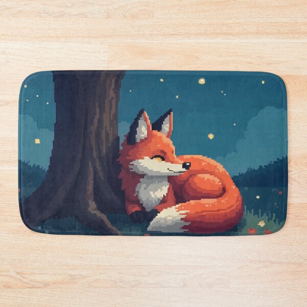 Item preview, Pixel Dreams of a Fox Under Stars designed and sold by NaturePixel.