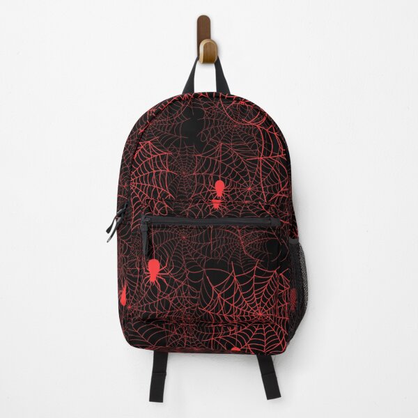 Item preview, Halloween Spider Web Pattern Red on Black designed and sold by Jessica Erin.
