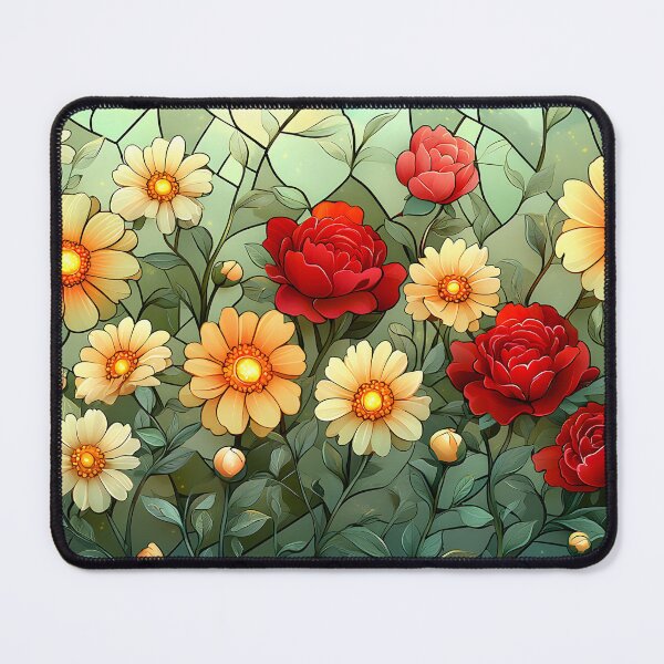Item preview, Stained Glass of Roses Garden designed and sold by Cozirlax.