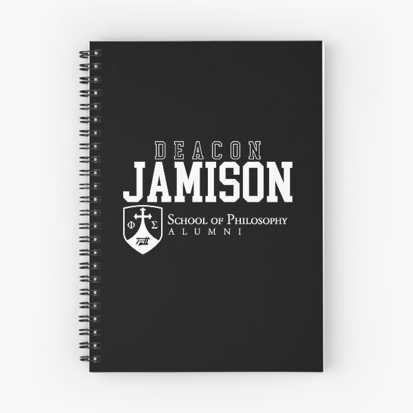 Item preview, Dcn. Jamison School of Philosophy Alumni (white on black) designed and sold by declanreimer.
