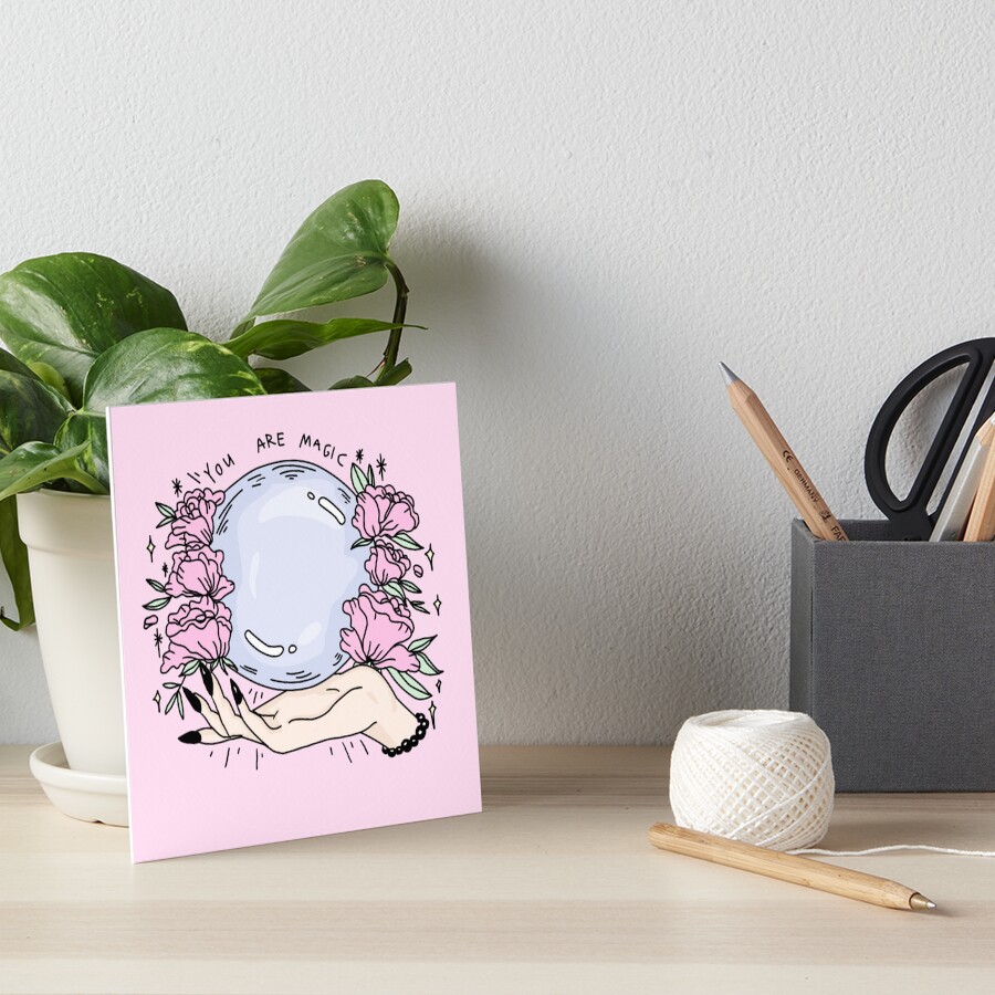 you are magic -pink- Art Board Print