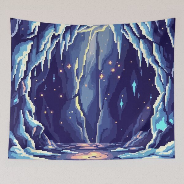 Item preview, Pixel Wonders of the Ice Cave designed and sold by NaturePixel.
