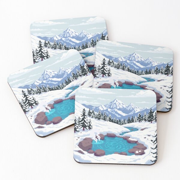 Item preview, Pixel Bliss of Mountain Hot Springs designed and sold by NaturePixel.
