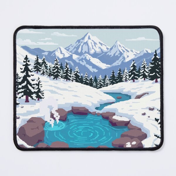 Item preview, Pixel Bliss of Mountain Hot Springs designed and sold by NaturePixel.