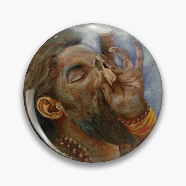 Item preview, Aghori baba with Chillam designed and sold by DaminiSargam.