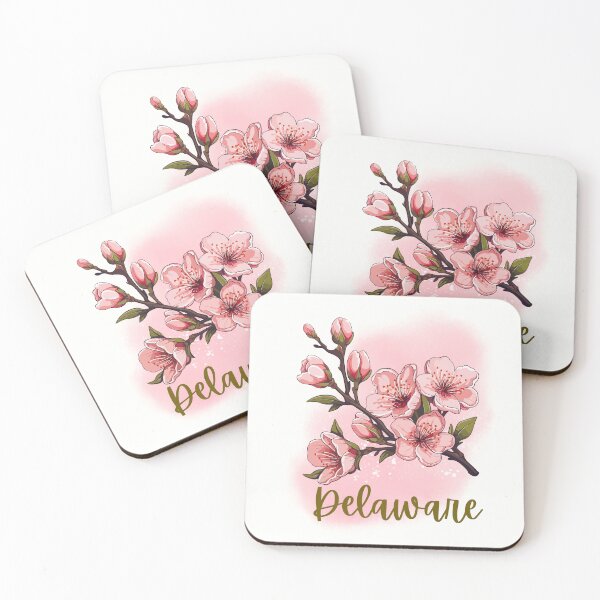 Item preview, Delaware State Flower Peach Blossom Classic T-shirt Sticker designed and sold by ThinkNature!.