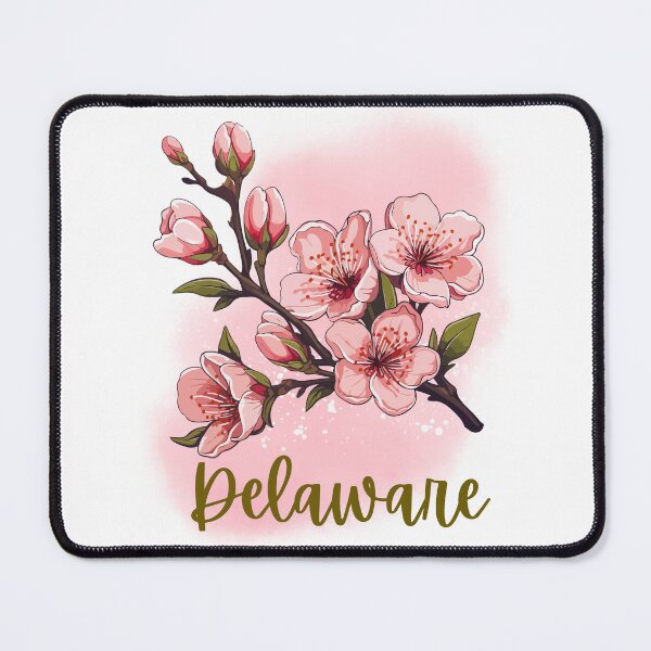 Item preview, Delaware State Flower Peach Blossom Classic T-shirt Sticker designed and sold by ThinkNature!.