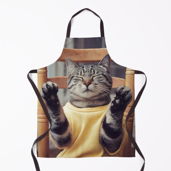 Item preview, Meme Cat in Yellow Shirt with Paws Up designed and sold by Quirky Shirts.