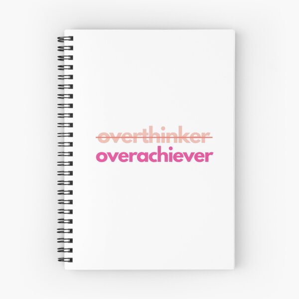 Item preview, Overthinker Overachiever Pink and Orange Design SolaAndSoli designed and sold by SolaAndSoli.