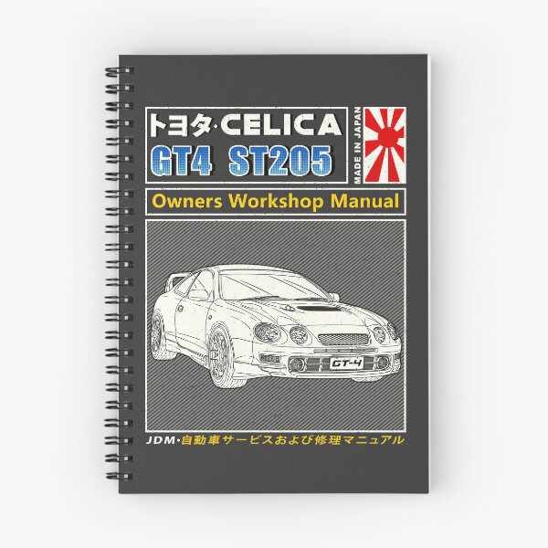 Item preview, Toyota Celica GT-4 ST205 Car Manual designed and sold by JDM Guyvit.