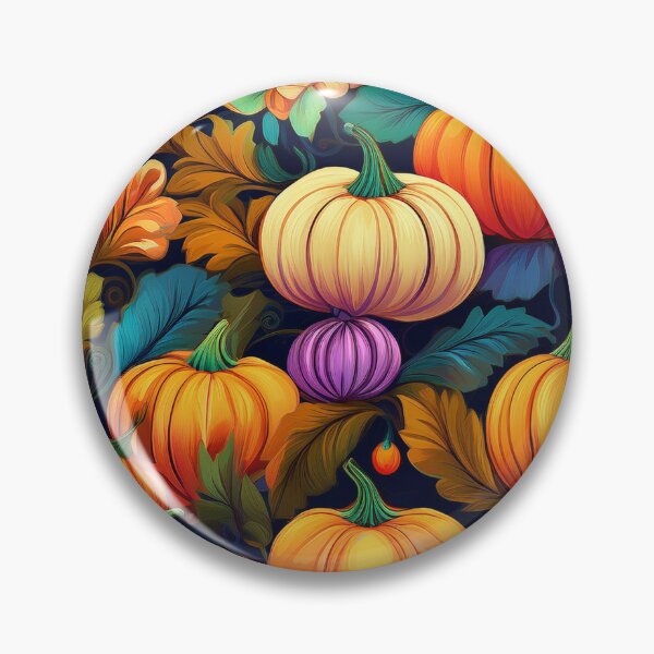 Item preview, AI Autumn’s Pumpkin Pattern designed and sold by shopfindingbeni.