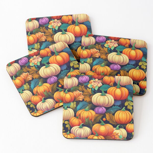Item preview, AI Autumn’s Pumpkin Pattern designed and sold by shopfindingbeni.