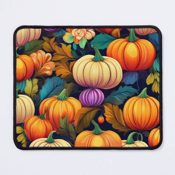 Item preview, AI Autumn’s Pumpkin Pattern designed and sold by shopfindingbeni.