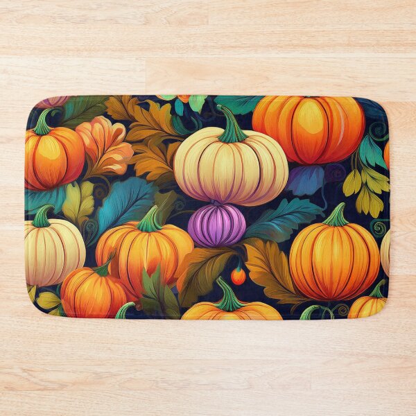 Item preview, AI Autumn’s Pumpkin Pattern designed and sold by shopfindingbeni.