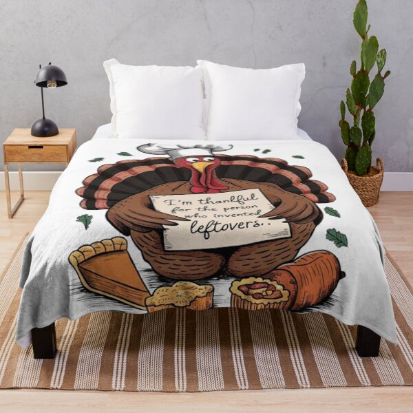 Item preview, "I'm thankful for the person who invented leftovers" designed and sold by likbatonboot.