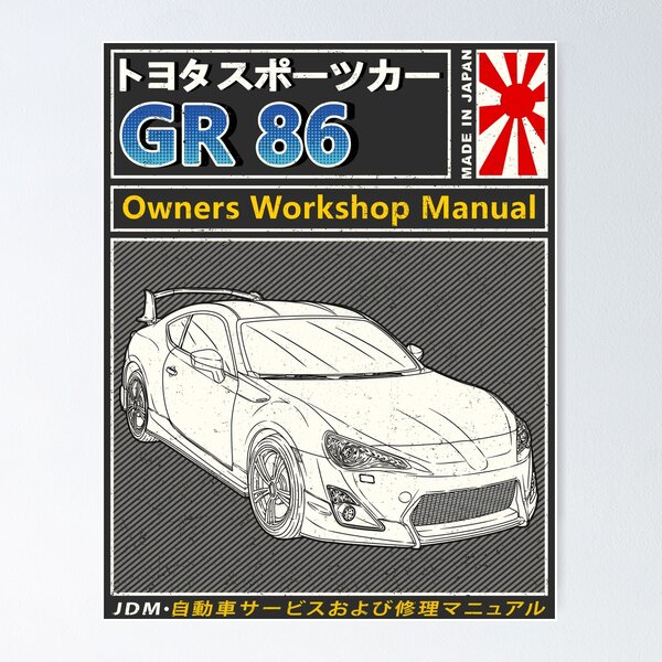 Item preview, Toyota GR86 Owners Workshop Manual designed and sold by JDM Guyvit.