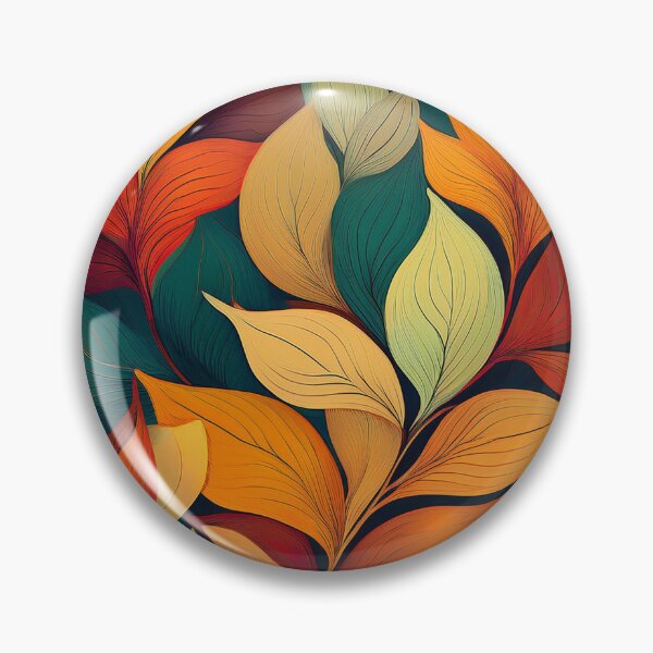 Item preview, AI Autumn’s Leaves Pattern designed and sold by shopfindingbeni.