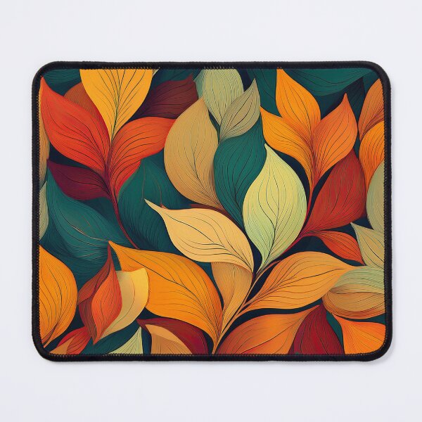 Item preview, AI Autumn’s Leaves Pattern designed and sold by shopfindingbeni.