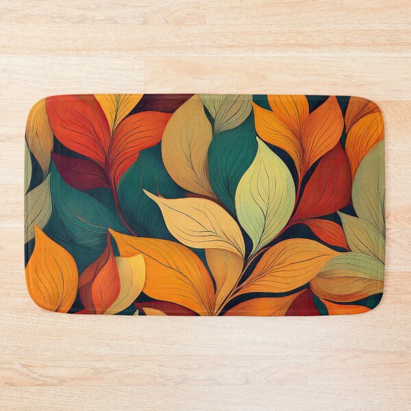 Item preview, AI Autumn’s Leaves Pattern designed and sold by shopfindingbeni.