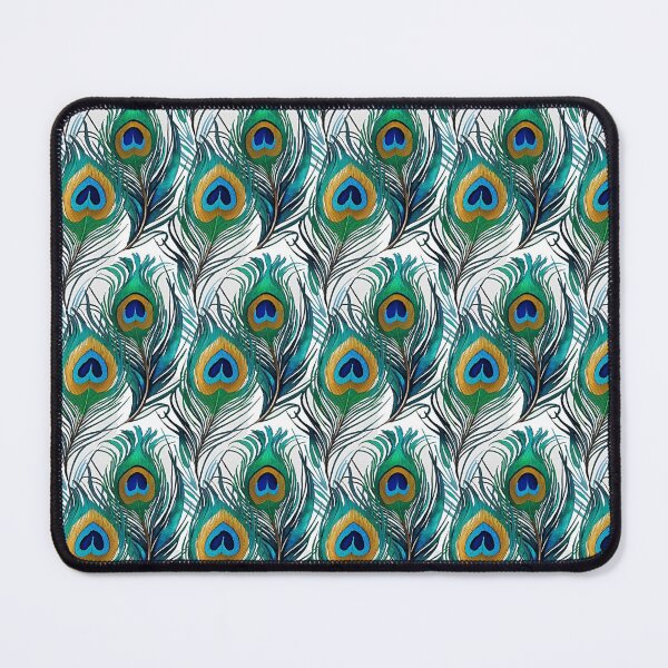 Item preview, Peacock Feather Repeating Pattern designed and sold by Magnolia Valley Art.