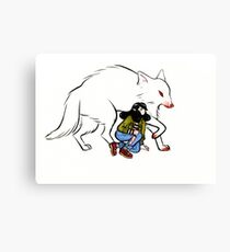Wolf Girl Canvas Print