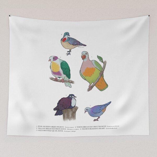 Item preview, Doves and pigeons transparent 3 designed and sold by sleepysluggo.
