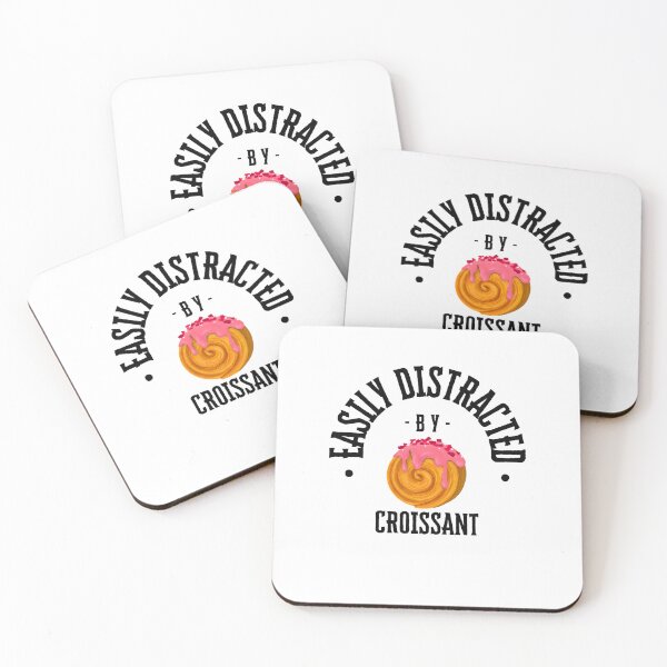 Item preview, Distracted by (supreme) croissant framboise designed and sold by Aurelie Boutique.