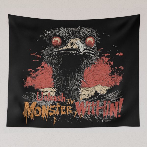 Item preview, Zombie Animal : Creepy Ostrich designed and sold by Eksama Design.