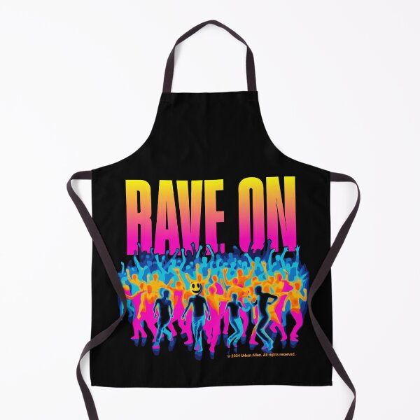 Item preview, Rave On - Hard Techno Music - Festival Fashion Raver designed and sold by Urban-Alien.