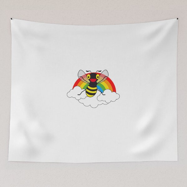 Item preview, bee on rainbow designed and sold by brineB.