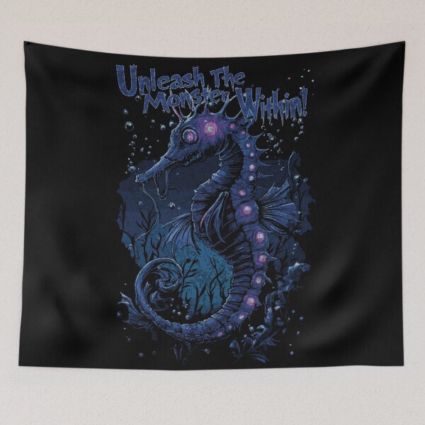 Item preview, Zombie Animal : Creepy Sea Horse designed and sold by Eksama Design.