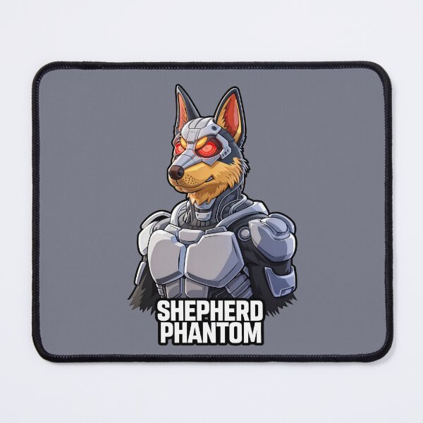 Item preview, Shepherd Phantom A Cool Cyborg Dog Superhero designed and sold by TheArtOfPat.