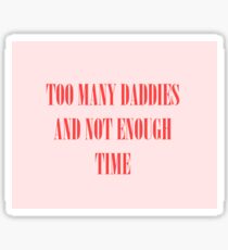 Violet Chachki Too Many Daddies Sticker