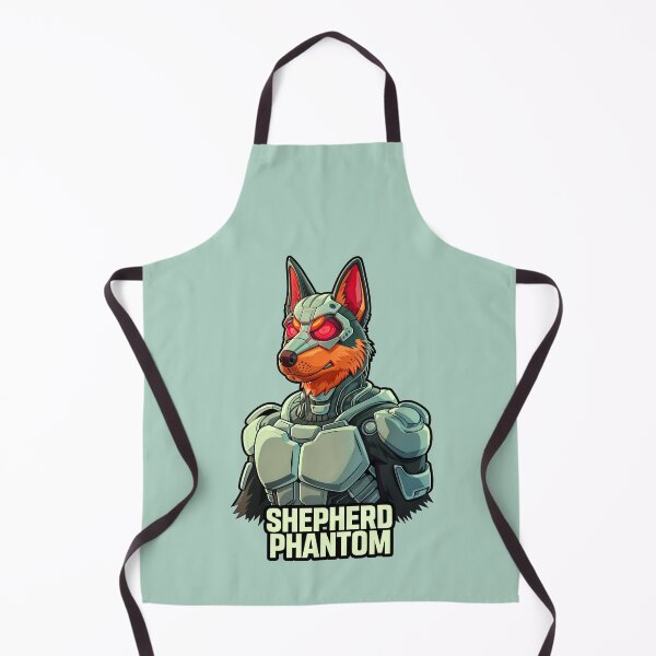 Item preview, Shepherd Phantom A Cool Cyborg Dog Superhero designed and sold by TheArtOfPat.