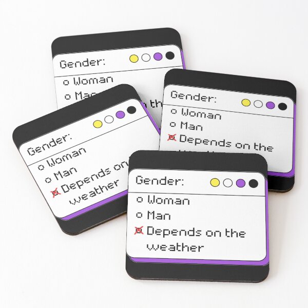 Item preview, Non binary  designed and sold by honeyehshu.