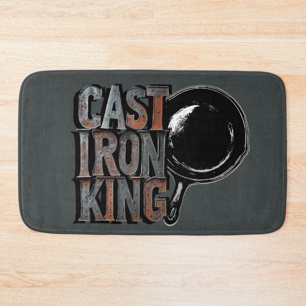 Item preview, Cast Iron King (Cast Iron Pan Chef) designed and sold by TheDirtyType.