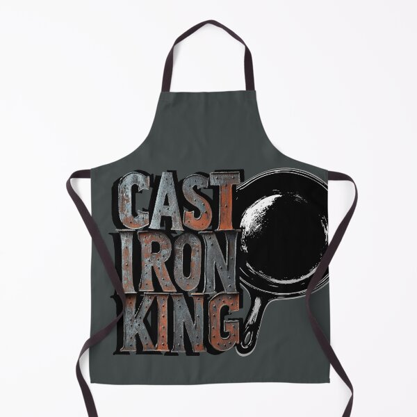 Item preview, Cast Iron King (Cast Iron Pan Chef) designed and sold by TheDirtyType.