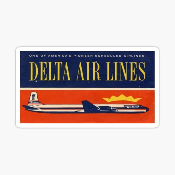 Item preview, Delta Air Lines Vintage Luggage Tag designed and sold by FutureTraveller.