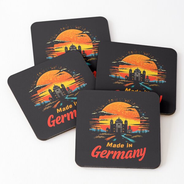 Item preview, Made In Germany Retro Sunset Design designed and sold by TheArtOfPat.