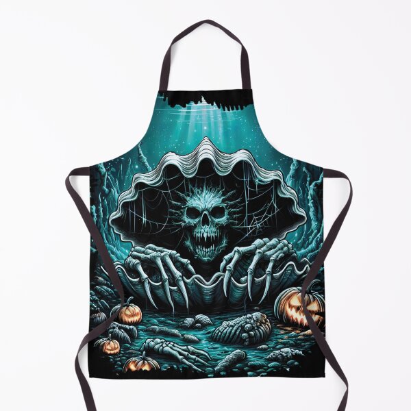 Item preview, Abyssal Terror - Cracked Clam Halloween Horror designed and sold by EcoArtShop.