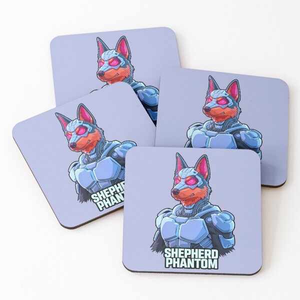 Item preview, Shepherd Phantom A Cool Cyborg Dog Superhero designed and sold by TheArtOfPat.