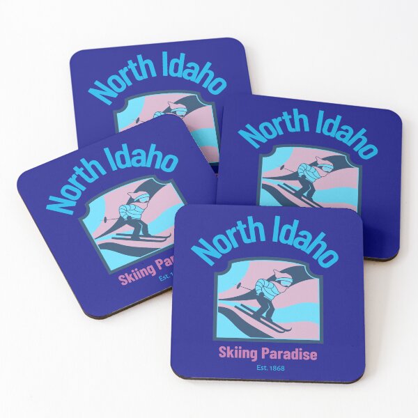 Item preview, Snow skiing North Idaho mountains ID020 designed and sold by R-Marc-Designs.