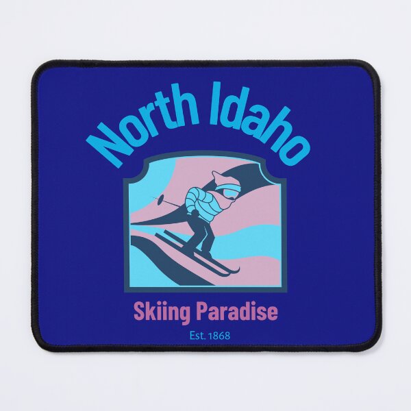 Item preview, Snow skiing North Idaho mountains ID020 designed and sold by R-Marc-Designs.