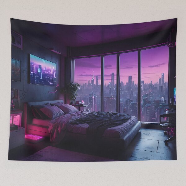 Item preview, Cyberpunk Bedroom designed and sold by papi1998.