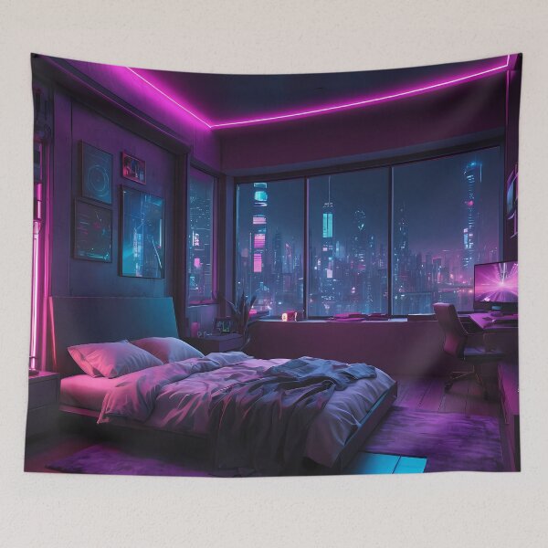 Item preview, Cyberpunk Bedroom designed and sold by papi1998.