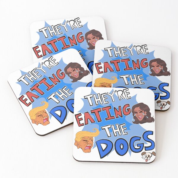 Item preview, Theyre eating the dogs funny anti trump designed and sold by Vettin-Arts.