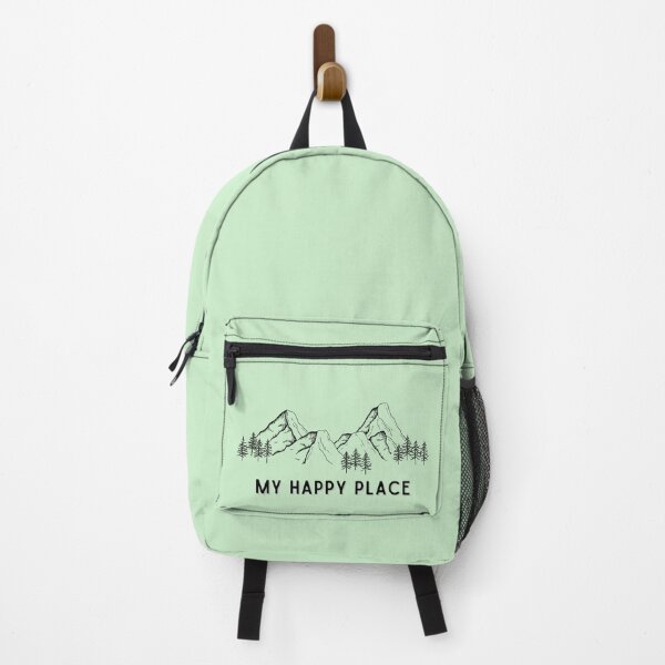 Item preview, My Happy Place Nature Mountains designed and sold by Ninjakandy.