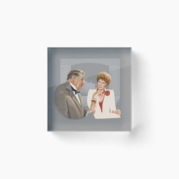 Item preview, Maggie Smith and Peter Ustinov, Painting designed and sold by AK-Hevonen.