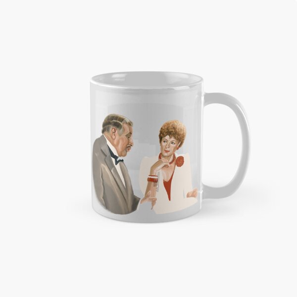 Artikelvorschau, Maggie Smith und Peter Ustinov, Malerei entworfen und verkauft von AK-Hevonen.