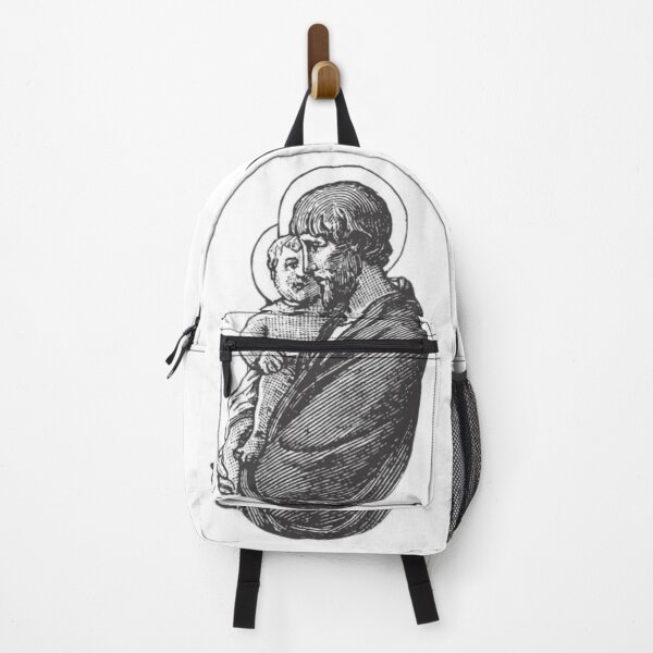 Item preview, Saint Joseph holding little Jesus religious art designed and sold by Dominika Farkašová.